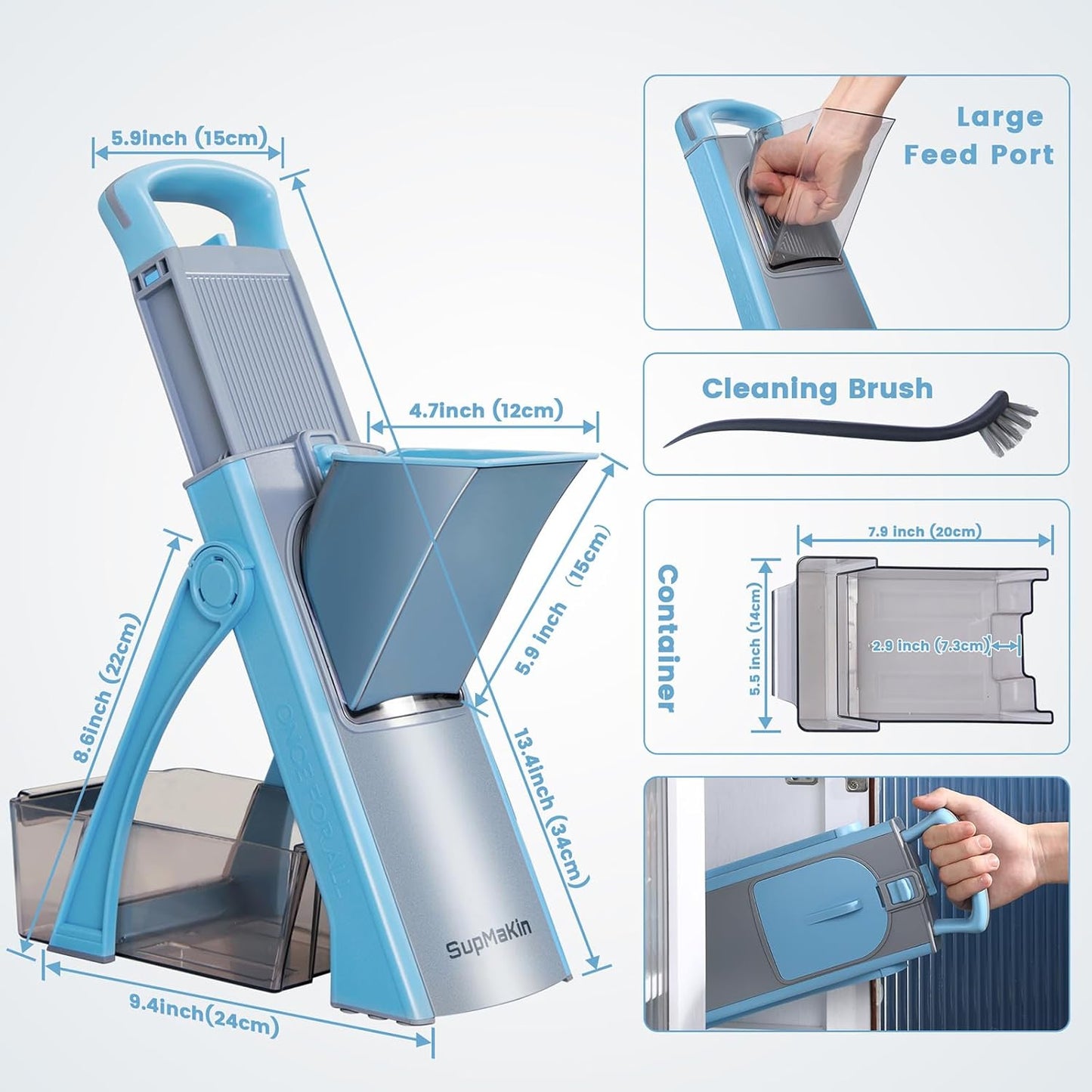 ONCE FOR ALL Safe Mandoline Slicer Plus