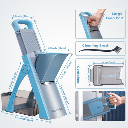 ONCE FOR ALL Safe Mandoline Slicer Plus