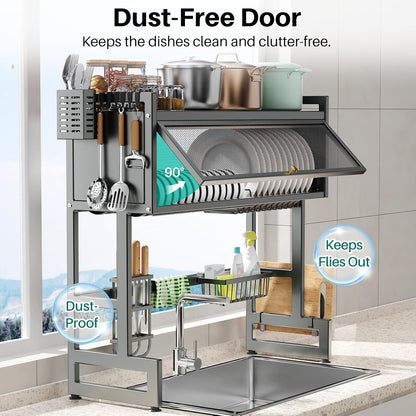 3 Tier Over The Sink Dish Drying Rack