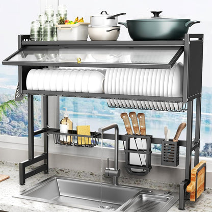 3 Tier Over The Sink Dish Drying Rack