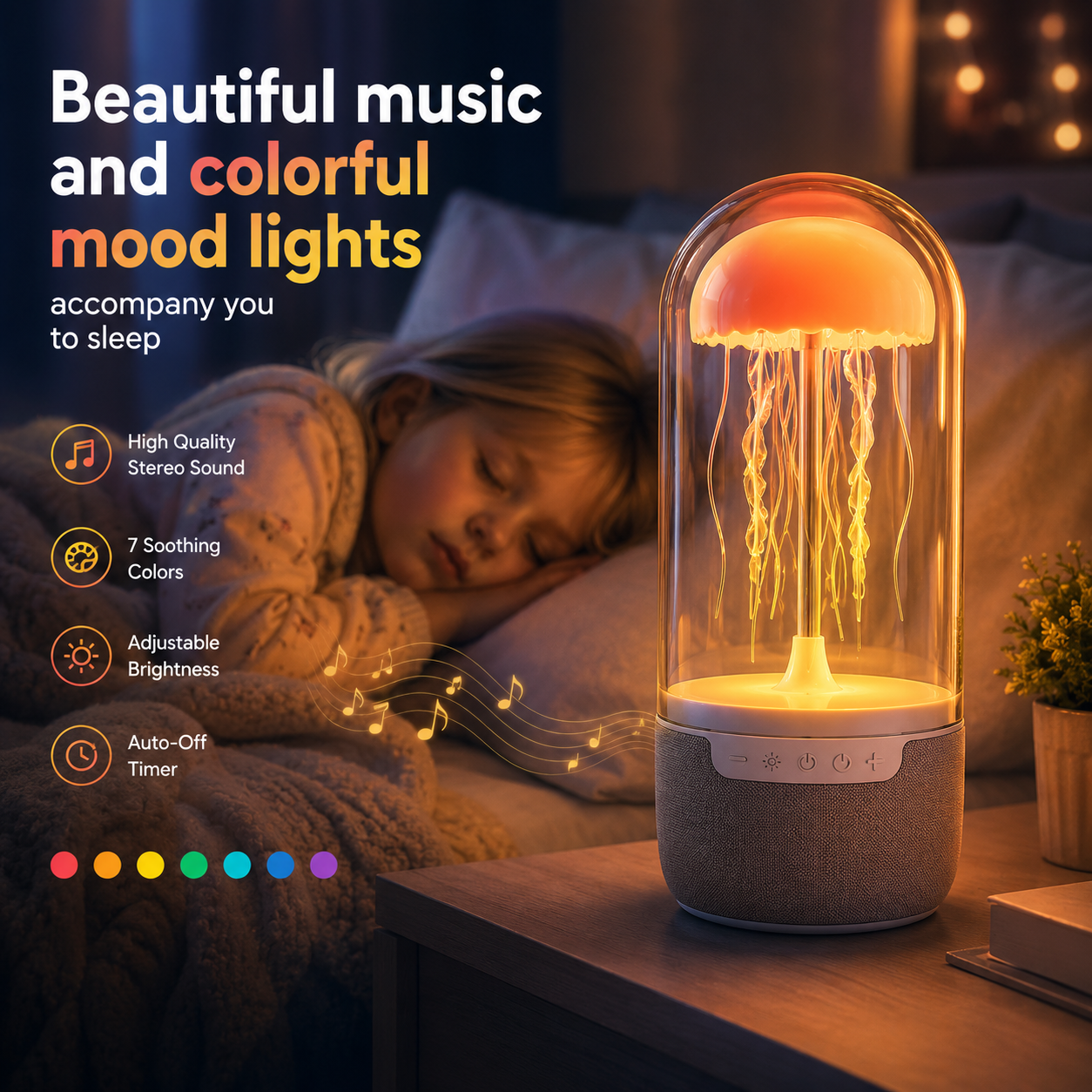 Jellyfish Speaker Lamp