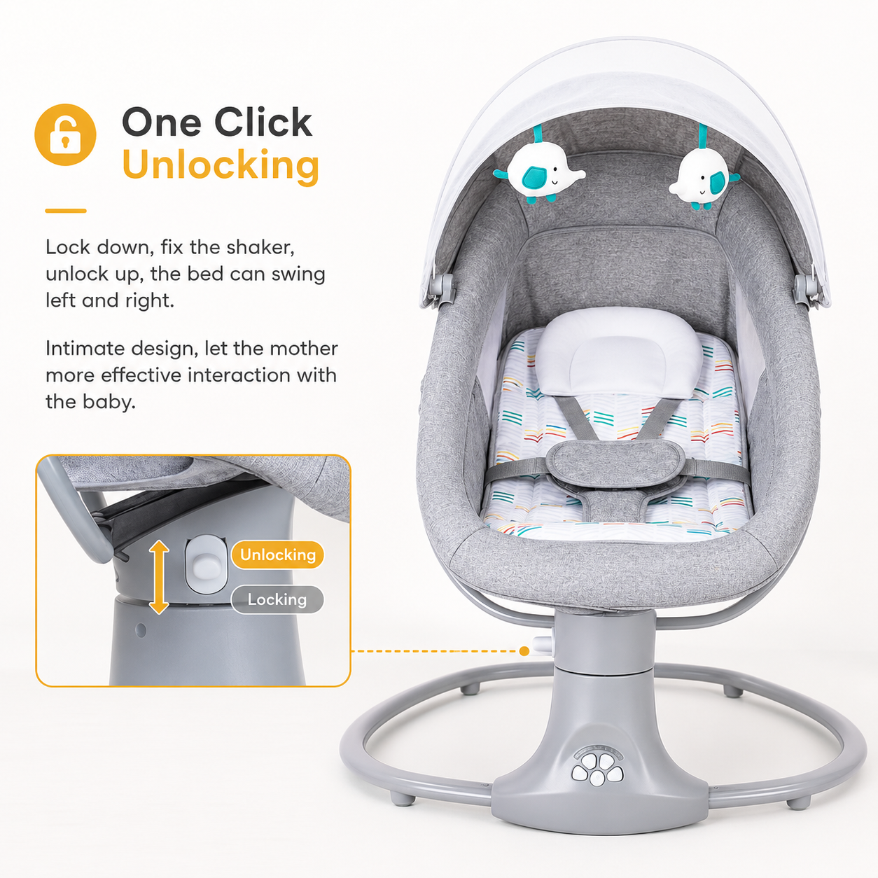 Electric Baby Swing Rocker