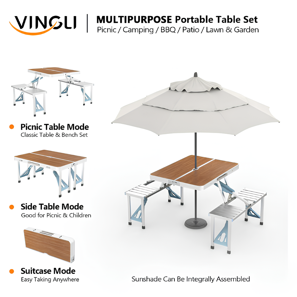 Foldable Picnic Table