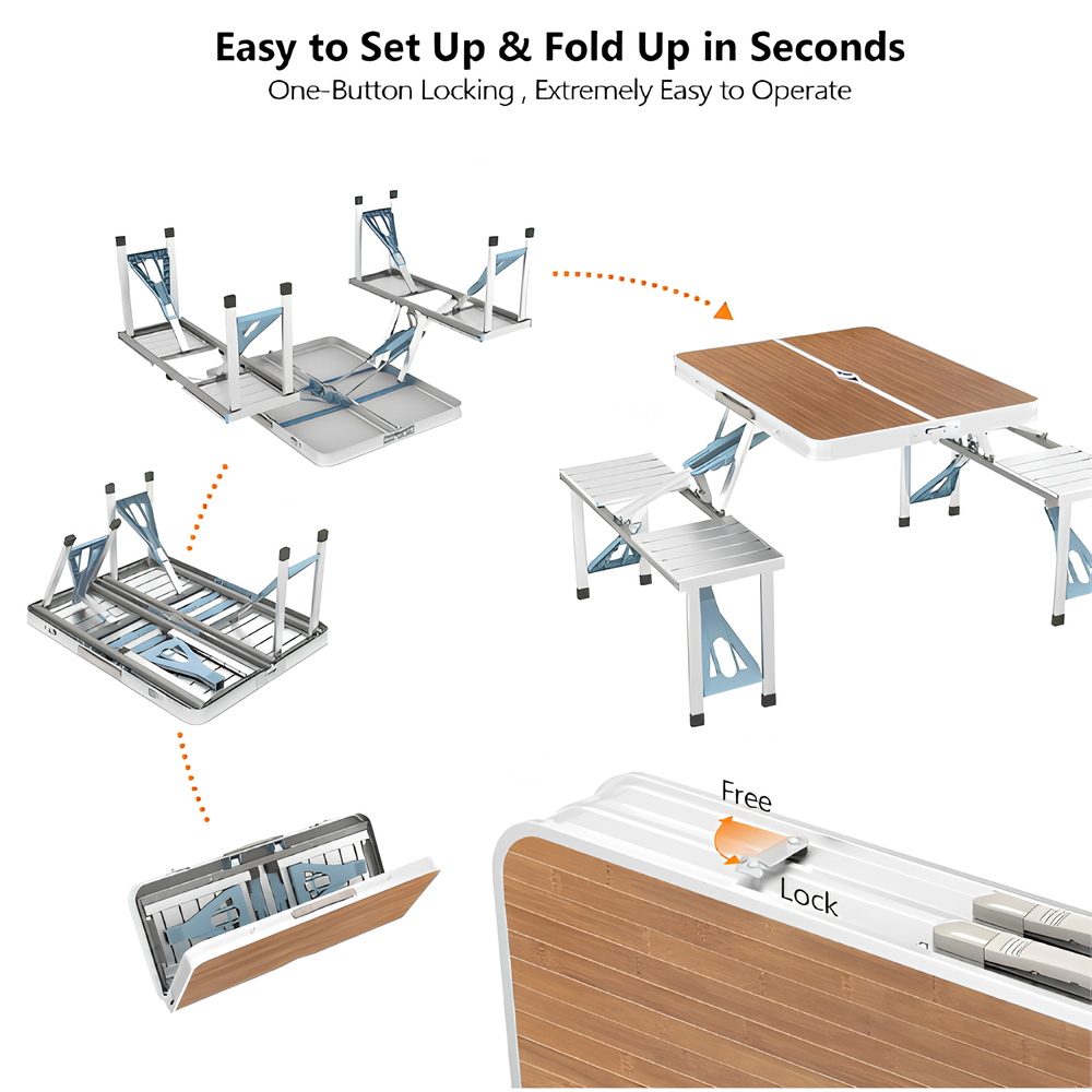 Foldable Picnic Table
